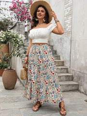 Women's Fashionable Personalized Floral Pastoral Skirt - kinko