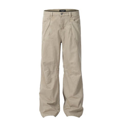 Jeans Men's Loose Straight Wide Leg Trousers Overalls - kinko