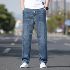 Fashion Personality Tencel Ultra-thin Jeans Men - kinko