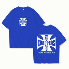 Summer Fashion T Shirt Women Men West Coast Choppers Print T-Shirt Casual Short Sleeve O-Neck Tshirt Vintage Clothing Tee