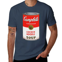 Andy Warhol Campbell's Soup T-Shirt man t shirt cotton cotton tshirt 100% T-Shirt