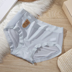 Women Summer Seamless Underwear Panties Ultra-thin Briefs Ice Silk Ladies 7AHigh Quality Breathable Underpants Lingerie