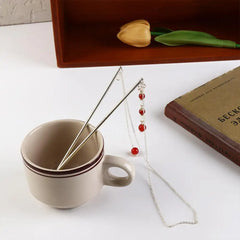 Headwear For Men For Women Fan Flower Hair Clip Hair Fork Hair Accessories Double Tassel Hair Stick Chinese Style Hairpins