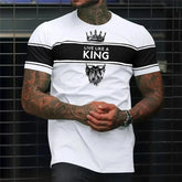 New Fashion Men's T-shirt Casual Sweatshirt Tops Summer O-neck Slim Short-sleeved Tees Male Trend Streetwear Daily Mens Clothing