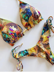RUOTONGSEPT 2023 Popular Womens Beachwear Sexy Bikinis Set Hot Sport Swimwear Push-Up Padded Swimsuit Exquisite Bather Swimwear