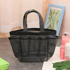 Large Mesh Beach Tote Bag Vacation Beach Toy Bag Swimming Bag Packable for Beach Pool Trip & Vacation
