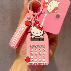 Sanrio Hello Kitty Keychain Girls Bag Pendant Kt Cat Cartoon Doll Toy Exquisite Key Chain Kawaii Surprise Girls Kids Gifts