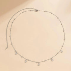 Simple Boho Beach Chain Waist Belt Sexy Fashion Women Rhinestone Belly Body Jewelry Bikini Summer Waist Chain Accessories