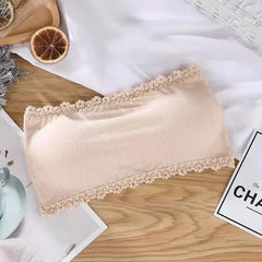 Strapless Lingerie for Women Tube Top Underwear Soild Color Seamless Invisible Bralette Sexy Solid Color Bras Crop Top Women