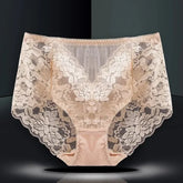 Women's Underwear Plus Size Floral Lace Panties High Waist Ladies Briefs Sexy Lingerie Female Pantys Seamless Underpant Intimate