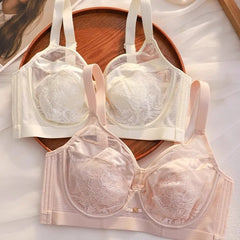Women's underwear plus size bras Bralette French Chic Skin Friendly and Comfortable Breathable Lace Hot Sexy Non Padded Thin