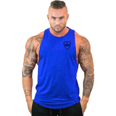 Men Bodybuilding Clothing Cotton Sleeveless Shirt Brand Gym Stringer Tank Top Man Fitness Vest Singlet Sportwear Workout Tanktop