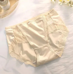 2025 New Underwear for Women Ice Silk Panties for Lady Breathable Sexy Pure Desire Panties Large Mid Waist M-XXXL