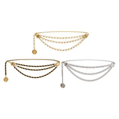 Women's Waist Chain Belt Bridal Wedding Adjustable Tassel Body Jewelry Fashion Accessories for Party Carnival Holiday