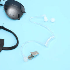 Agent Accessories Set Tie Earplugs Work Brand Glasses Hat Secret Security Service Costume for Teens Adults Cosplay Game Party