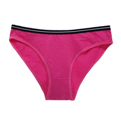 Women Underwear Ladies Panties Cotton Low Rise Solid Cute Bow Soft Breathable Briefs 3 Pcs/lot