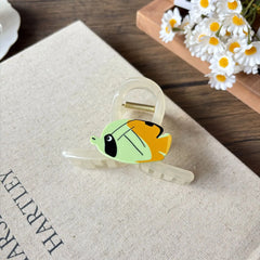 Bohemian Acetate Ocean Animal Hair Clips for Women Non-Slip Summer Beach Hair Accessories Cartoon Fish Whale Multi-Pack Gifts