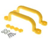 1 Pair Kids Outdoor Toys Children Playground Safety Nonslip Handle Mounting Hardware Kits Climbing Frame Swing Toy Accessories