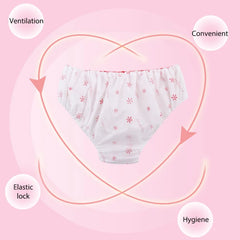 10PCS Women Disposable Cotton Underwear Travelling Postpartum Panties Non-woven Underpants Underwear Pregnancy Panties