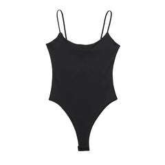 MUJER 2025 Sexy Tight Bodys for Women White Black Backless Bodysuit Women One Pieces Jumpsuits for Women Sexy Lingerie Bodysuit