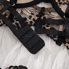 Lace Lingerie Ultra Sexy Underwear Women Set Sexy Adult Delicate Embroidery Intimate Underwear Transparent Bra Lingerie Sets