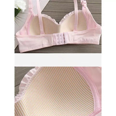 Small Fresh Underwear For Women With Cute Small Breasts Gathered Together To Show Small Lace Beautiful Back Bra Thin Style