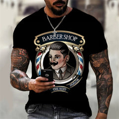 Men's Oversize T-Shirt Gym T-Shirts Man Chic Crew Neck Male T-Shirt Short Sleeve Polyester Clothing Casual Tops Tees Men T-Shirt