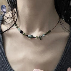 Retro Jewelry Accessories Simple Gift Natural Stone Bracelet New Chinese Style Choker Jade Bracelet Women Jewelry Accessories