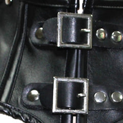 WOMEN'S STEAMPUNK COSTUME ACCESSORIES PU LEATHER SHOULDER SHRUG JACKET Shapewear Short Gothic Shoulder Tops for Women