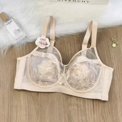 Women's underwear plus size bras Bralette French Chic Skin Friendly and Comfortable Breathable Lace Hot Sexy Non Padded Thin