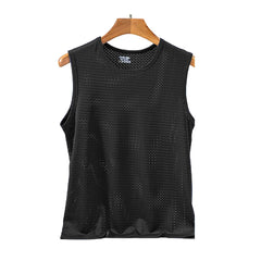 Hot Sale Summer Men Clothing Tank Top Black White Singlets Sleeveless Shirt Fitness Men Vest Gym T-shirts Man Bodybuilding Vest