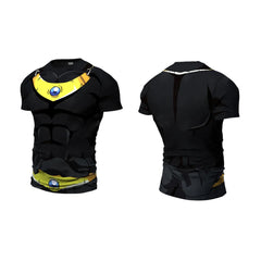 New Cosplay Printed Clothing Fitness Running T shirt Men O-Neck Cartoon Bodybuilding Sport Shirts Tops Gym Men T shirt