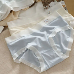 5PCS Sweet Cute Panties for Women Underwear Cotton Crotch Seamless Briefs Female Lingerie Bear Underpants Girls