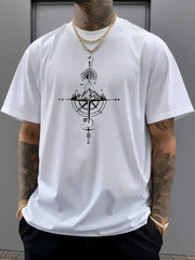 Men's Tops New Style Letter Print Fashion Casual Short-sleeved T-shirt Streetwear Men Clothing Graphic T Shirts Harajuku