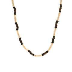 Fashion Men Summer Beach Wooden Bead Surfer Necklace Simple Geometric Tribal Ethnic Handmade Chain Steampunk Male Jewelry Gift