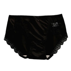New Underwear for Women Satin Traceless Ice Silk Panties for Lady Breathable Sexy Pure Desire Panties Large Mid Waist M-XXL