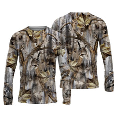 New Summer Men's Fishing Shirts Breathable T-Shirt Fishing Apparel Long Sleeve Outdoor Sports Crewneck Tops Fishing Shirts 6XL