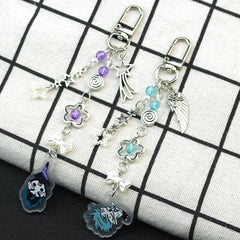 Popular Anime Alien Stage Chibis Keychains for Women Accessories Bag Ivan Till Keyrings Jewelry Fans Couple Friends Gifts