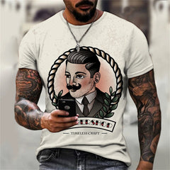 Men's Oversize T-Shirt Gym T-Shirts Man Chic Crew Neck Male T-Shirt Short Sleeve Polyester Clothing Casual Tops Tees Men T-Shirt