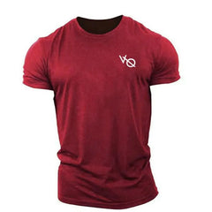 New Men T Shirt Summer Clothing Solid Color Printed Shirts O Neck Oversized Top Casual Streetwear Loose Fitness Clothing For Men