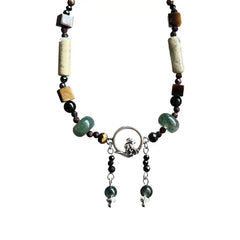 Retro Jewelry Accessories Simple Gift Natural Stone Bracelet New Chinese Style Choker Jade Bracelet Women Jewelry Accessories