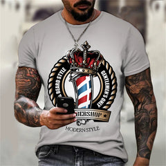 Men's Oversize T-Shirt Gym T-Shirts Man Chic Crew Neck Male T-Shirt Short Sleeve Polyester Clothing Casual Tops Tees Men T-Shirt