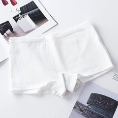 Women Boxers Underwear Cotton Ladies Safety Pants Female Seamless Underpants Solid Cozy Sexy Lingerie Трусы Женские Lenceria