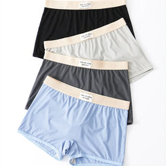 Women Underwear Ice Silk Breathable Ladies Safety Short Pants Female Seamless Underpants Quick Dry Boyshorts Cozy Boxer Shorts