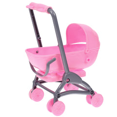 Mini Stroller Accessories Realistic Design Baby Toy Plastic Stroller Plastic Kids Furniture Decor Details