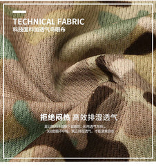 Men Camouflage Hunting Shirts Tactical Fishing Shirt Military Tshirts Camo Hiking Camping Quick Dry Clothes