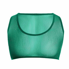 See Through Mesh Tank Top For Men Under Shirt Muscle Crop Top Sleeveless U Neck Vest For Sports And Workout Sessions
