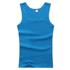 New Casual Bodybuilding Vest Summer Plus Size Men Clothing Tank Tops Black White Gray Singlets Sleeveless Fitness Men Vest Tees
