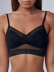 Sexy lace U-shaped backless lingerie for women without steel rings beautiful back bra ultra-thin invisible bra cross-border b
