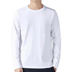 Men Sport Top Loose Round Neck Bottoming Clothes Long Sleeves Homewear Gym Running Basketball T-shirt Spring Autumn Undershirts